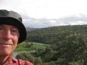 Landschap, ik geloof met rivier(niet goed te zien bij bewerken v blog)