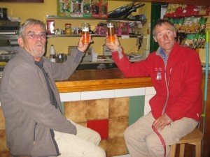  In the cafeteria of the sports center, our & quot; albergue & quot; 