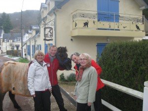Seeing us off in the morning departure from Cervenon