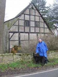 Here again timbered houses