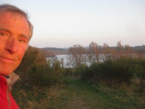 De So-camping van Skanderborg lag bij dit water, wel mooi, alleen veel herrie van de weg