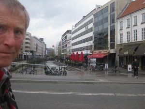 Op weg door Aarhus, op zoek naar mijn hostal