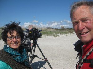 Filmen op het strand