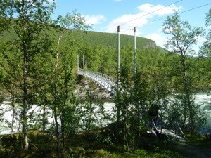Bijna bij de hut Rävfallstugan